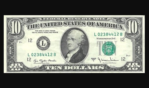1977 10 Dollar Bill Value