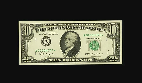 1988 10 dollar bill value