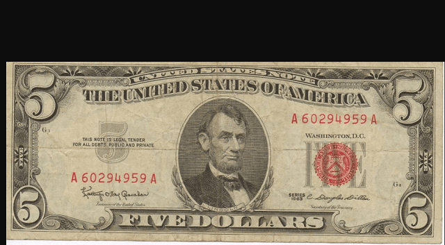 1963 50 dollar bill value