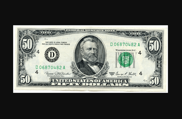 1969 50 Dollar Bill Value
