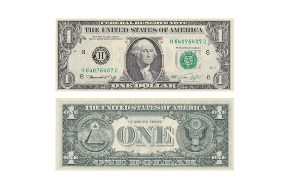1974 one dollar bill