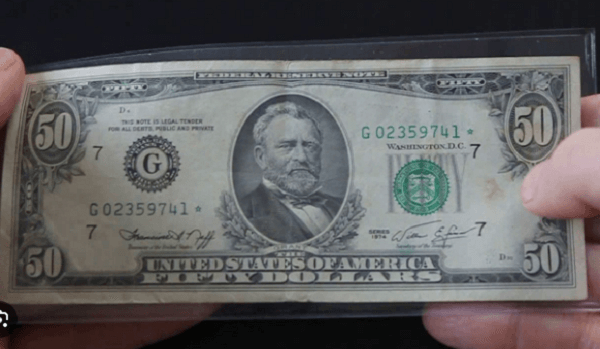 1974 50 Dollar Bill