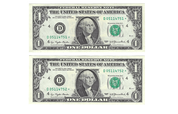 1977 1 dollar bill value