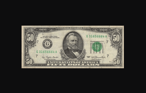 1977 50 dollar bill