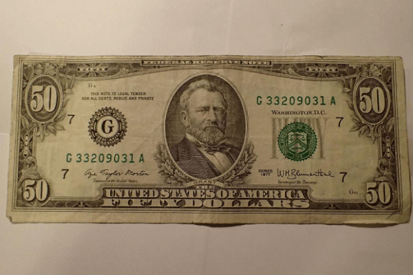 1977 50 dollar bill