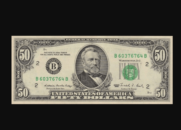1988 50 Dollar Bill