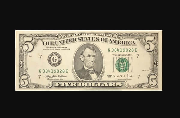 1995 5 Dollar Bill Value