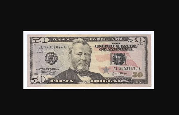 2004 50 dollar bill value