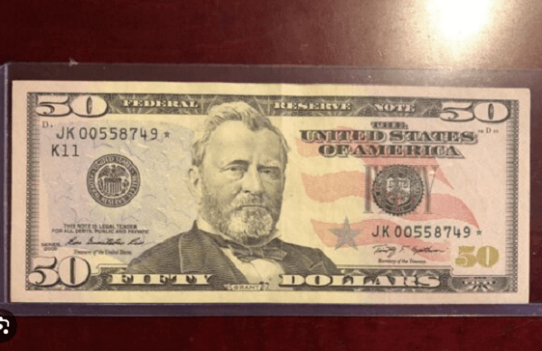 2009 50 dollar bill value