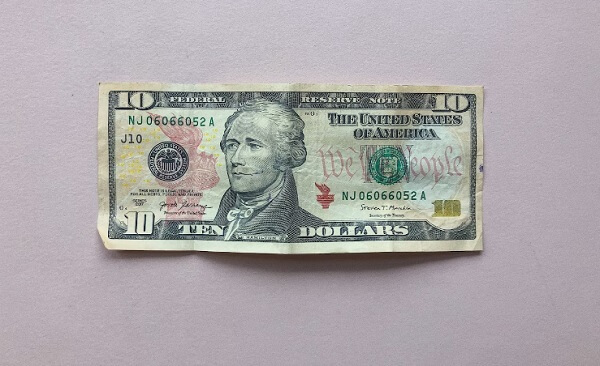 2013 10 dollar bill value