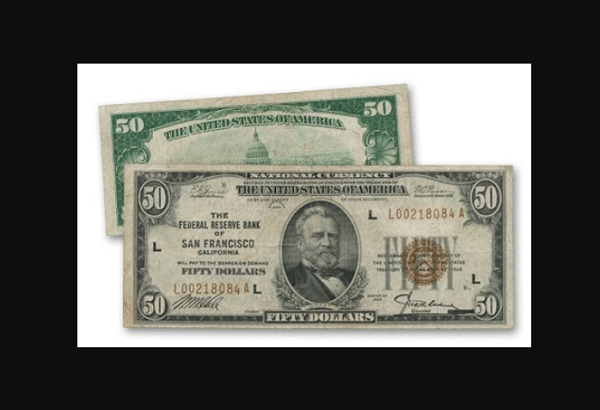 1929 50 Dollar Bill Value